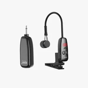 Wireless Saxophone Microphone System, Clip-on Instrument Microphone, Low Power Wireless Technology, Suitable for Saxophone Various Types Of Horn