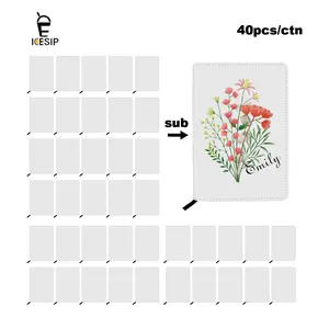 Icesip gift pack sublimation DIY 40pcs Sublimation A5 Journal Notebook with Paper Sheet for Custom Gifts & Souvenirs for Corporate Parties, Events, Sports Competitions, Engagements and Weddings Student Stationary