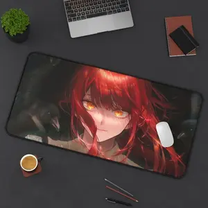 Makima Chainsaw Man Mousepad, Gaming Mousepad, Large Desk Mat, Anime Mouse Pad, Computer Keyboard Office Accessories, Desk Decor, kawaii