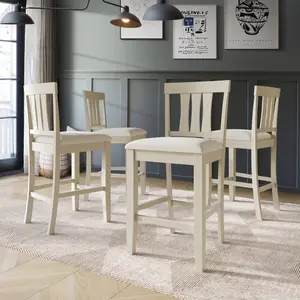 Brannon Clean-lines Counter Height Dining Chairs (Set of 4)