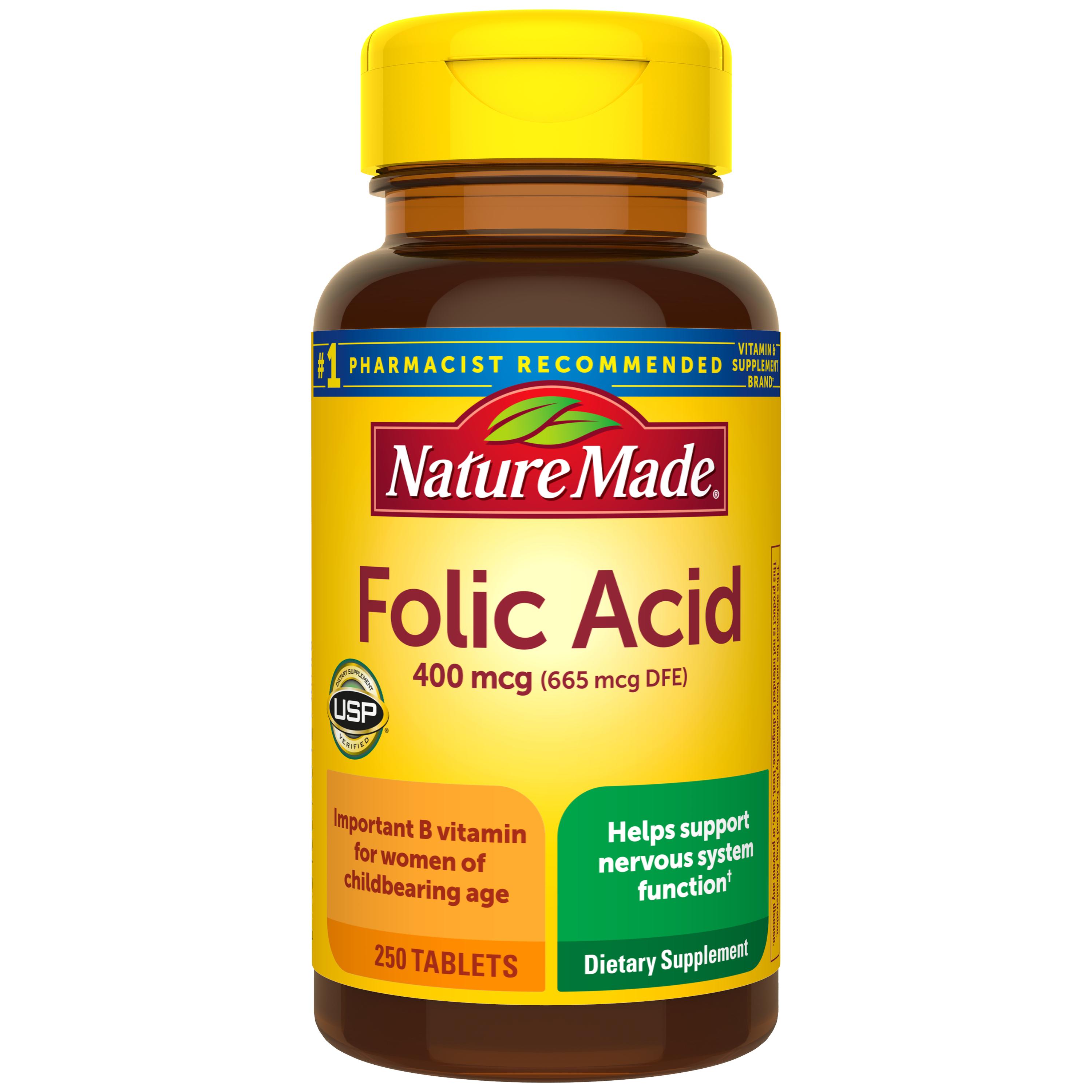 Folic Acid 400 mcg Tablets