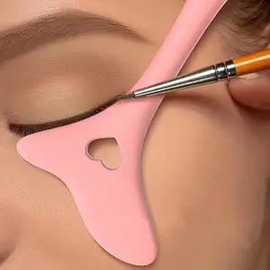 2pcs Reusable Silicone Eyeliner Stencil Set, Precision Makeup Tools for Defined Looks, Durable & Easy-To-Use Design for Everyday Use