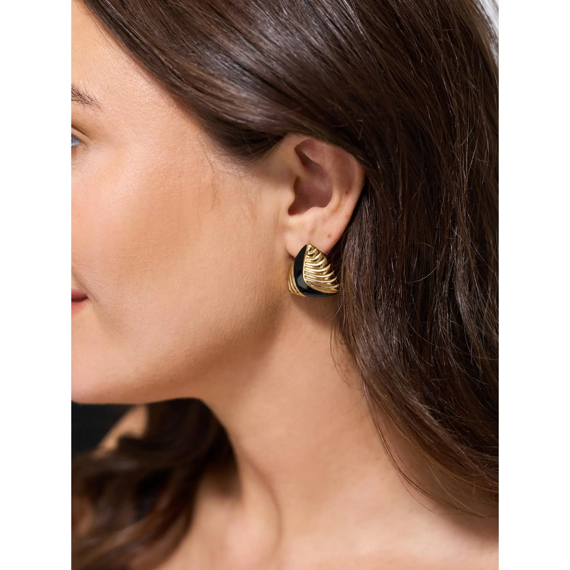 BloomChic Plus Size Vintage Textured Geometric Stud Earrings[M-6X] Back To School,Spotlight Day
