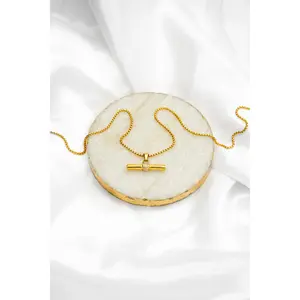 Restock! Mila + Stevie Clear Bar Necklace