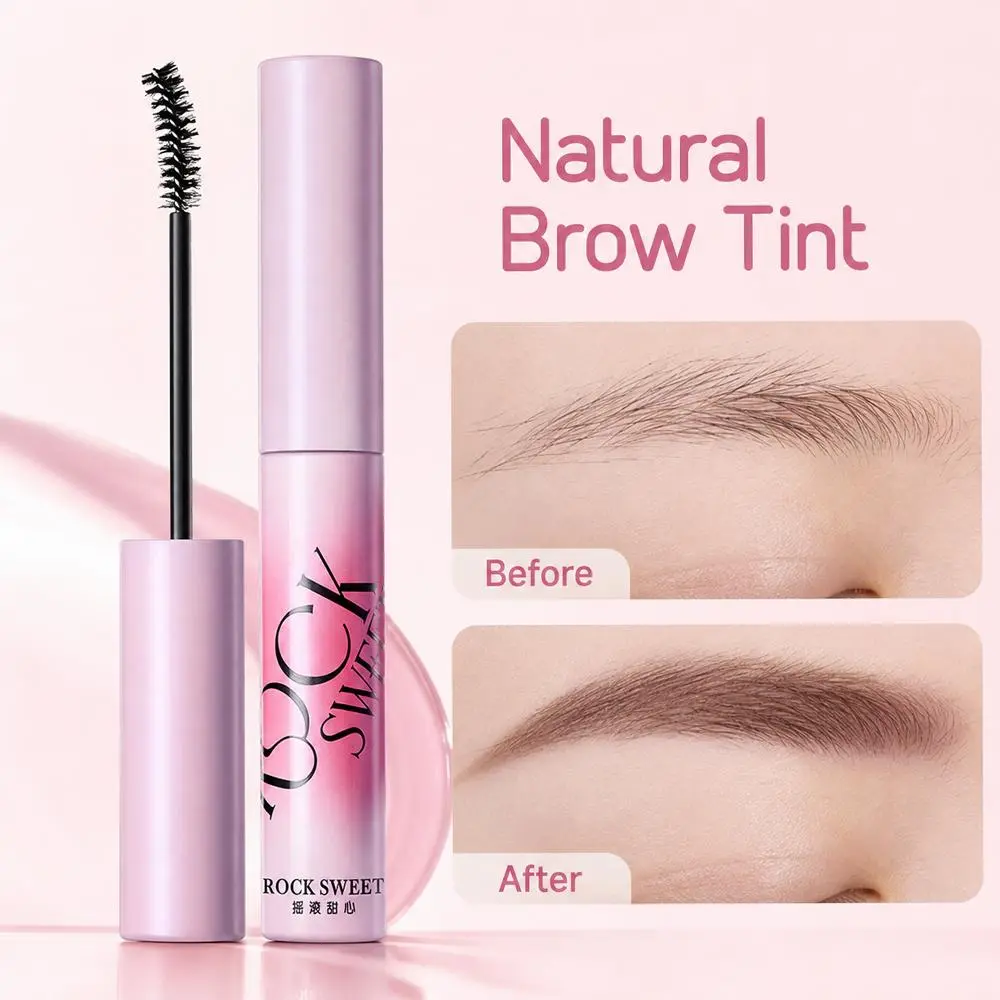 ROCK SWEET Women's Solid Eyebrow Tint Brow Gel - Long-Lasting, Natural-Looking, Smudge-Proof, Waterproof, Sweat-Proof, Anti-Fade, 1-Swoop Apply, Soft Finish, Youthful Look, 36-Month Shelf, Sensitive-Safe Cosmetic - Youth, Brows Tinted, Single Item