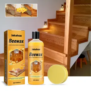 Lakehoe Beeswax Wood Polish & Conditioner - 100ml Natural Shine Restorer for Furniture - Prevents Cracking Reduces Scratches - Easy Household Use
