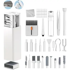 34-in-1 Phone and Laptop Cleaning Kit - Multi-Function PC  Cleaner for ,iPad,MacBook,Keyboard, AirPods,Speakers, and Earbuds.Portable kit Suitable for Cleaning Chargers and Cables.