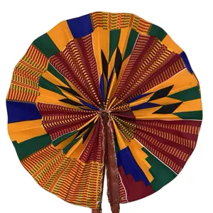 African Print Foldable Hand Fan