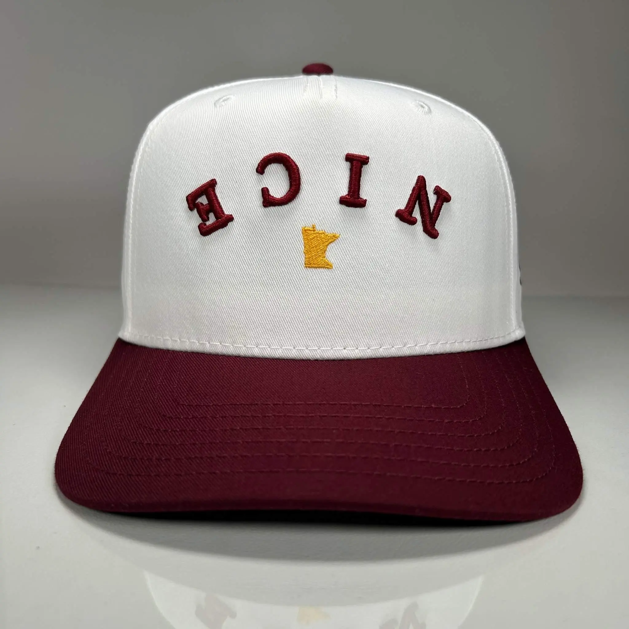 Minnesota NICE Vintage Snapback (Maroon) | Minny Co.