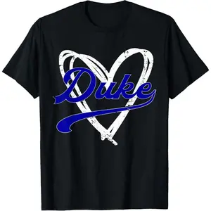 Duke-Heart Name Vintage for Women Men Kids T-Shirt 9QS