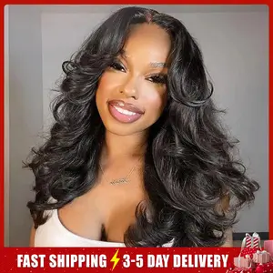 ISEE HAIR 7x5 Wear Go Body Wave Face Framing Curtain Bangs Pre Bleached Pre Cut HD Lace Glueless Human Hair Wig Beginner Friendly #Category Spotlight