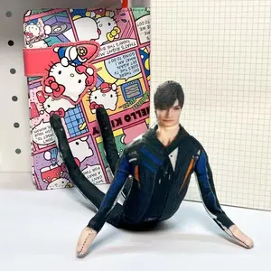 Anime Game Love And Deepspace Caleb Cosplay Plush Cotton Doll Slender Twistable Shape Room Decoration Child Gifts