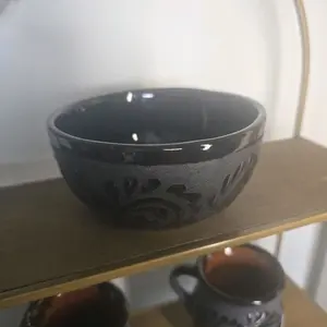 Black Talavera Bowl- Set of 2