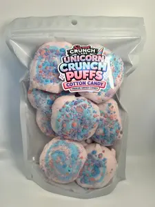 Unicorn Crunch Puffs – Cotton Candy Flavor Freeze-Dried Candy Unicorn Crunch Puffs – Cotton Candy Flavor Freeze-Dried Candy