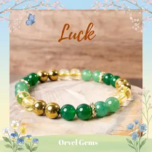 Blessed Spiritual Crystal Bracelet | 8mm Agate, Citrine, Hematite, Aventurine Beads | Chakra Jewelry for Women Men, Kids, Girls，Gift, Healing Bracelet，Engagement, Personalized Gift，Christmas,Personalized Gift， Fashion Jewelry B026 X0