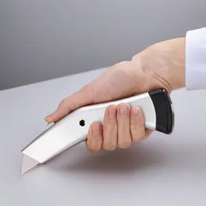1 fixed blade roofing knives, heavy-duty box cutter, retractable carpet knife, vinyl drywall, quick-change blades, tool knives.