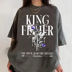 Quicksilver Kingfisher Shirt Comfort Colors, Fantasy Bookish Shirt, Quicksilver Callie Hart Shirt, Saeris Fane Kingfisher Inspired