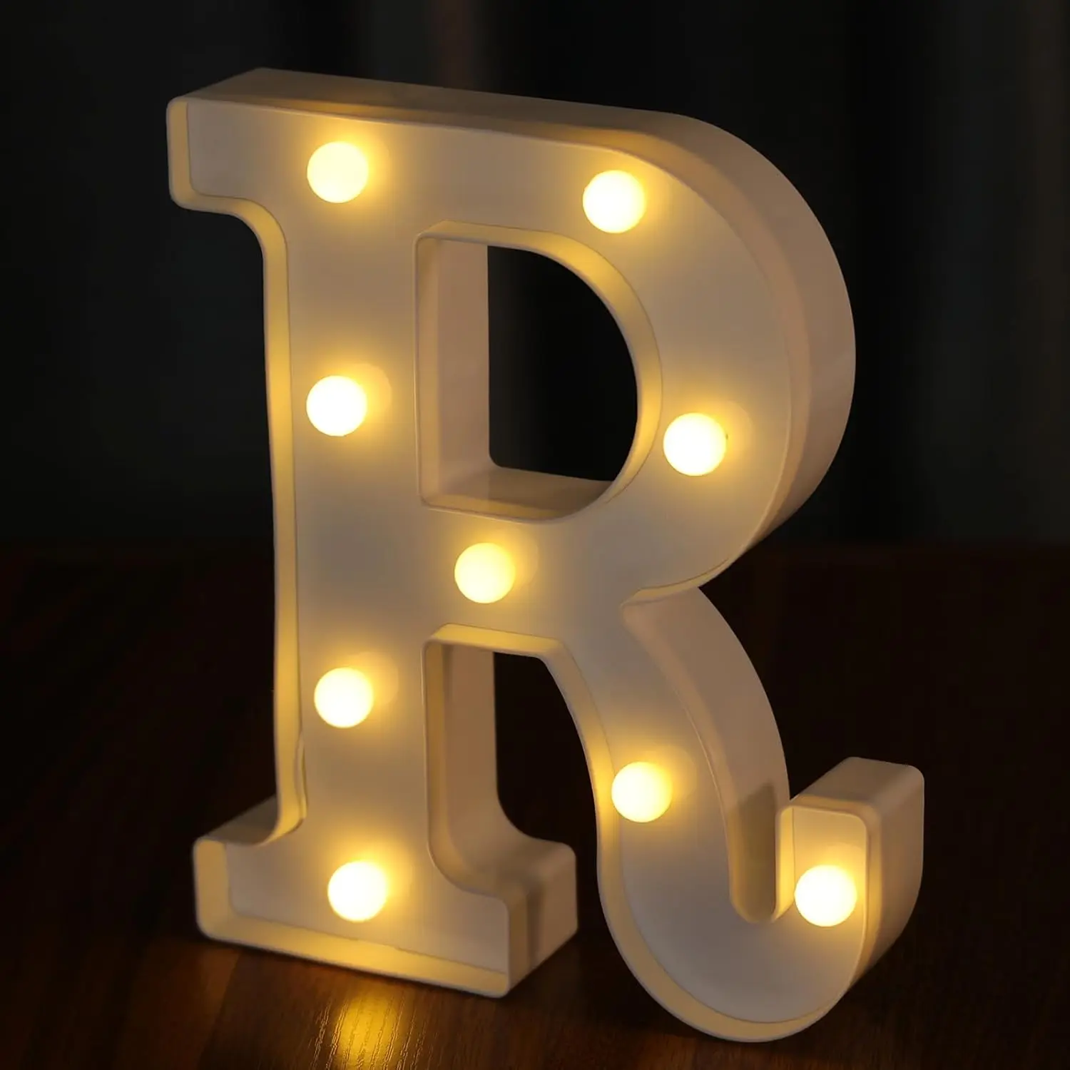 Battery-Powered LED Marquee Letter Lights - 26 Alphabet Shapes with Warm Light-0, Decoration for Party, Room Decorations, Home Festive Supplies