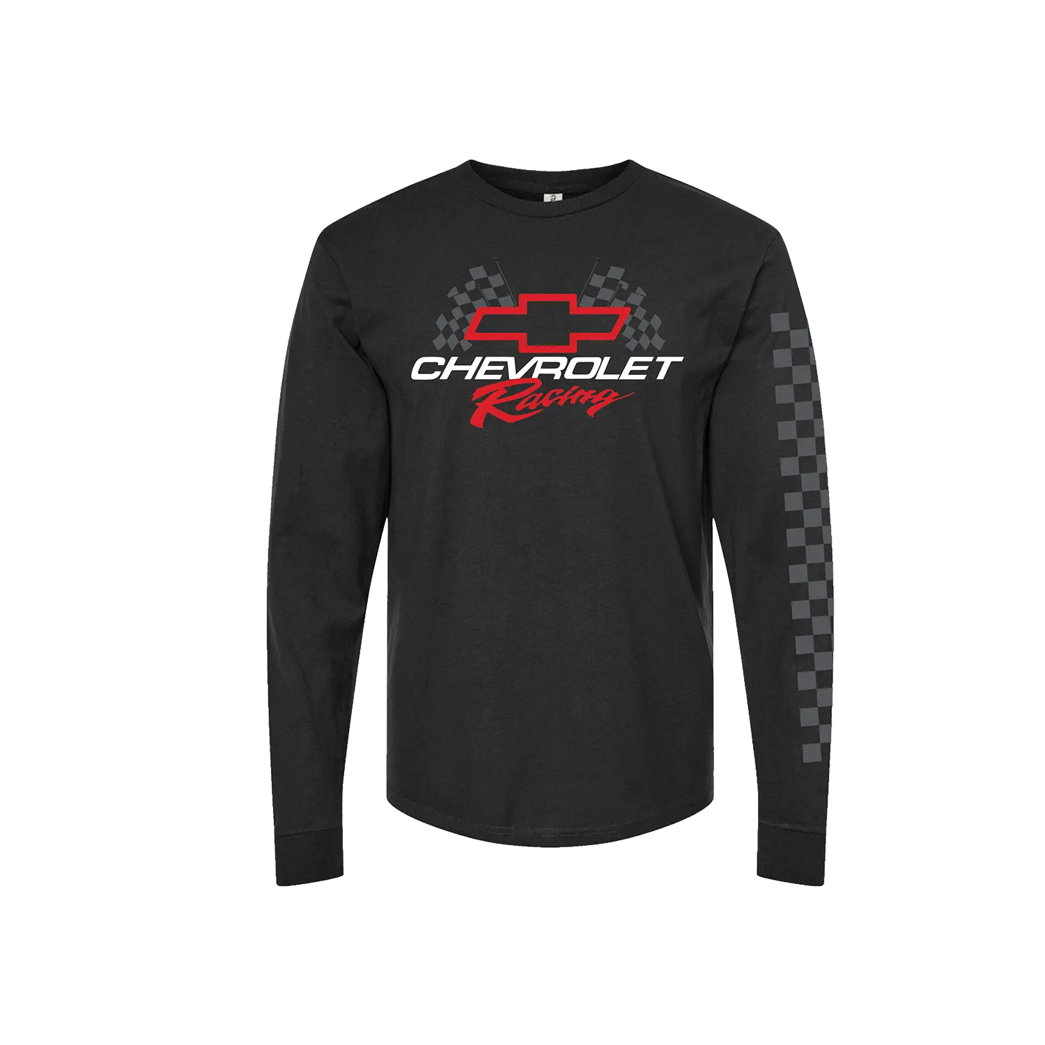 Chevy Racing "Checkered Flags" Long Sleeve T-Shirt