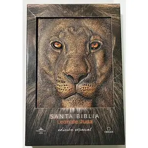 Biblia Rvr 1960 Letra Grande León de Judá Edición Especial Bronce / Spanish Bible Rvr 1960 Large Print Imitation Leather Lion of Judah Special Edition -- Reina Valera Revisada 1960, Hardcover