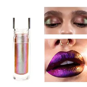 Chameleon Multi-Use Liquid Eyeshadow - 4-in-1 Eyeshadow/Highlighter/Lip Gloss/Nail Polish | Color-Shifting Sparkle - #03 COMET