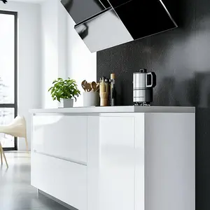 Solid Color Self-adhesive Cabinet Countertop Sticker, 1 Roll Waterproof & Oil-proof Cabinet Countertop Decal, Kitchen Countertop Sticker, Home Decor Supplies