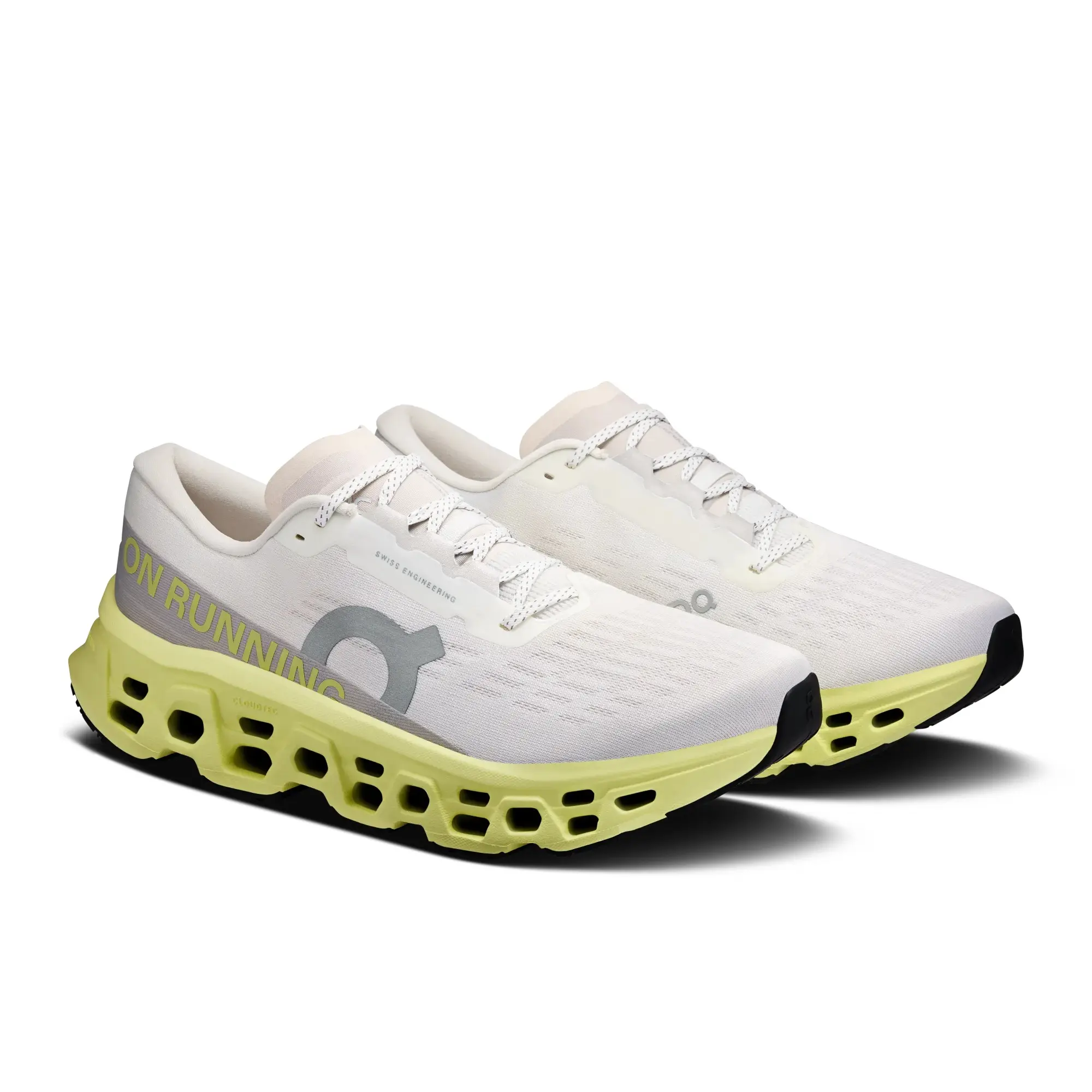 Lime Contrast Perforated Mesh Running Sneakers - Breathable, Sweat-Wicking Fast-Dry, Shock-Absorb Air Soft Landing, Stabilized Arch Support, Multi-Hollow Cushion, Lightweight Anti-Slip Wearproof Outsole For Jogging, Gym, Summer Street (Multiple Sizes)