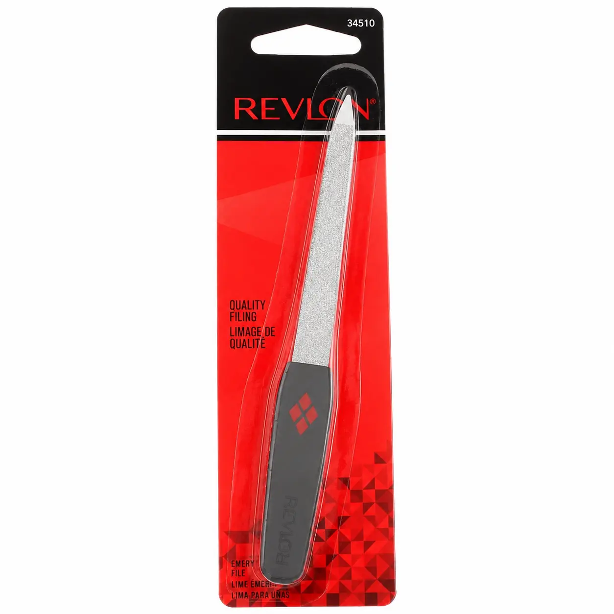 REVLON Compact Emery Board Nail File - Professional Lightweight Travel-Size 2-Piece Finishing Tool for Home Use Manicure, Pedicure, Shaping Nails & Smoothing Edges, Shape Nails