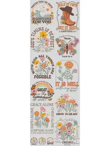 Great is Our God  DTF Transfer Gang Sheet 24.5" wide x 72" long. DIY Tshirt Transfers Direct To Film