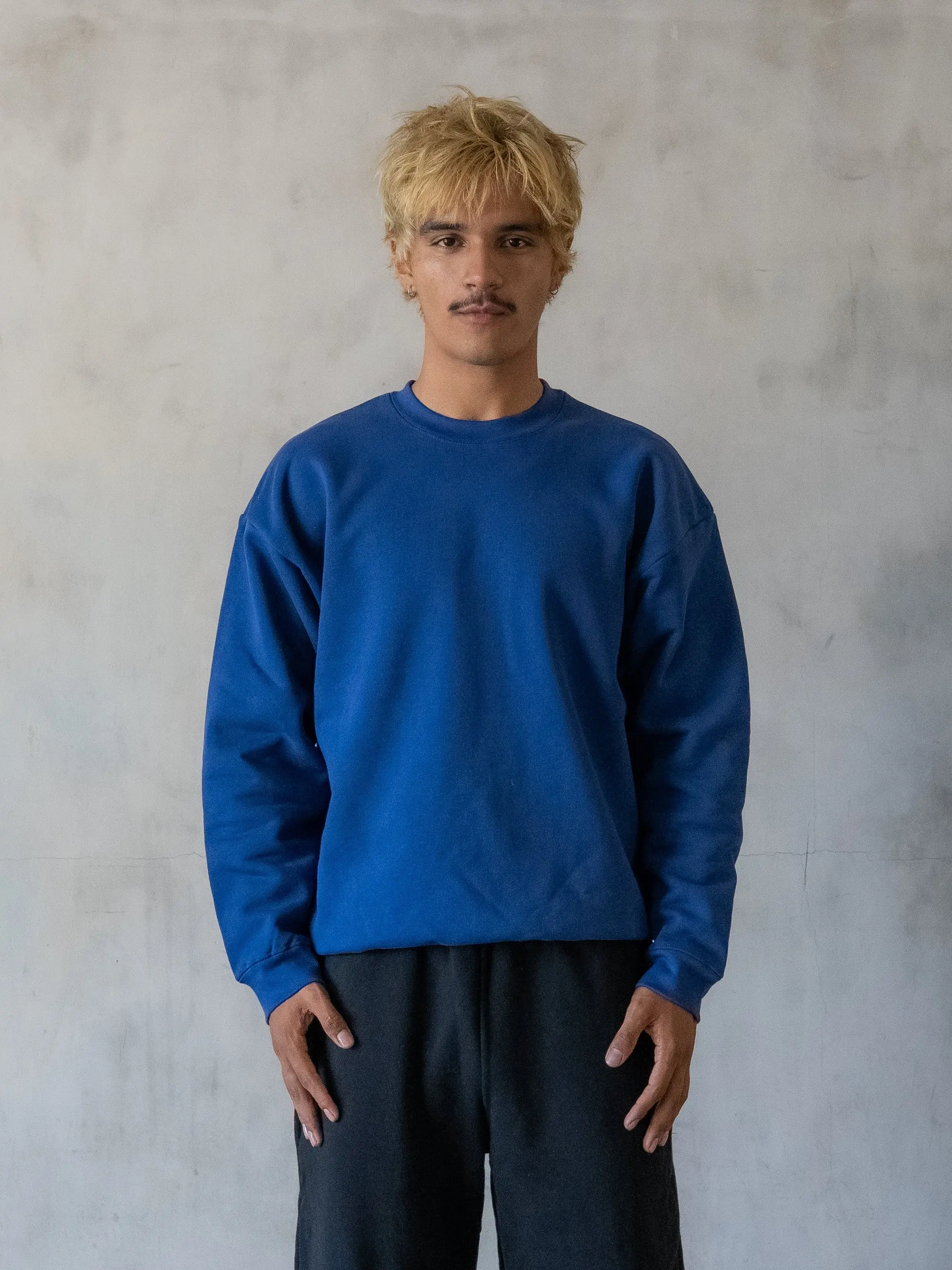 600 GSM 'Sapphire' Fleece Crewneck 600 GSM 'Sapphire' Fleece Crewneck