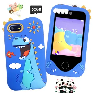 Kids Smart Phone Toys, 2.8' Touchscreen HD Dual Digital Camera Cell Phone for Kids, Preschool Learning Toy for Kids, Best Choice for Birthday Gifts (with 32 GB Card)