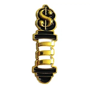 BVANDB Money Sign Pole Barber Pin