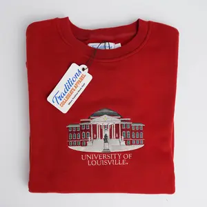 Louisville Crewnecks, Embroidered Sweatshirt