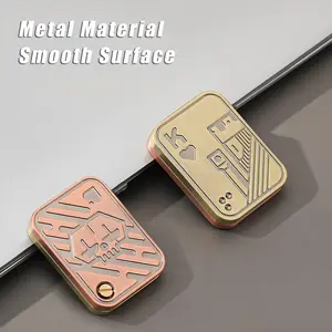 Cool EDC Tactile Slider, Three-Speed Adjustable, Daily Portable Sensory EDC Gadget, Desk Gadget, Is an Ideal Gift for Boyfriend, Husband, Father Stress Relief Fidget Stress Relief Model Square
