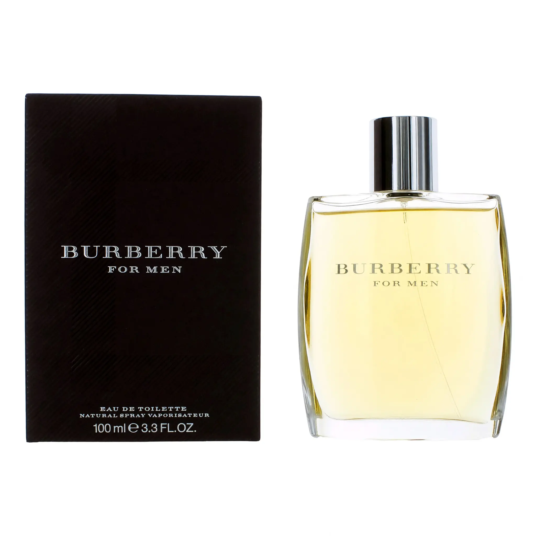 BURBERRY for Men Eau de Toilette, Spicy Amber and Cedarwood Fragrance Spray with Lavender Notes, Masculine Scent, 3.3 oz, 3 To 3.9 Fl Oz