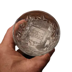 Bar Utensils Cocktail Ice Stamp - "Drink Better" Kitchenware for Home Bar Use