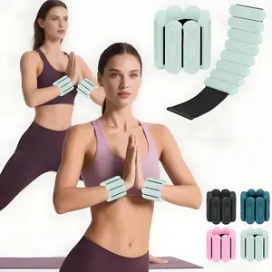 Ankle Weights Set of 2(1 lb/2 lb Each)   Adjustable Wrist & Ankle Weights for Women Men, Strength   Bracelets for Swimming, Running, Pilates, Yoga, Gym