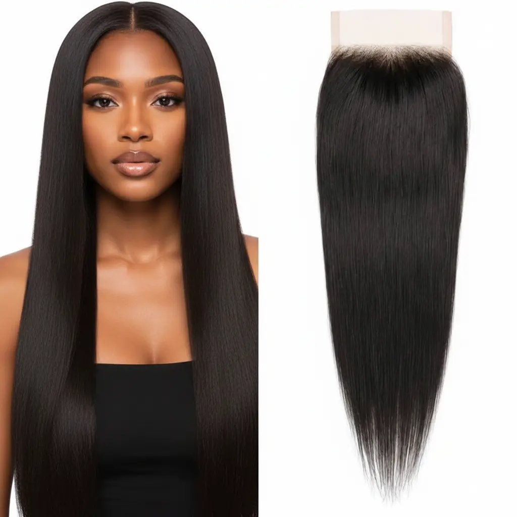 Straight 4x4 Transparent Lace Closure | 100% Virgin Hair | Speechless Shia