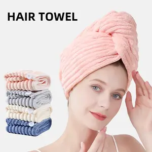 Women's Hair Drying Cap, Quick-Dry Soft Hair Turban Towel Hat, No Blow Dryer Needed, Ideal for Daily Use, Absorbent & Fast Draining Design