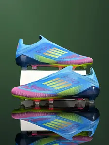 Professional Sports Soccer Shoes, Long Studs, Tpu Seamless Upper, Breathable, Durable, Comfortable, 5 Colors, Sizes 35-45, Indoor/outdoor Training
