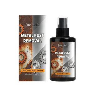 Jue Fish Metal Rust Remover A Multi-Purpose Cleaning And Rust Remover For Dissolving Rust On Metal Surfaces, Making Them Clean And Bright