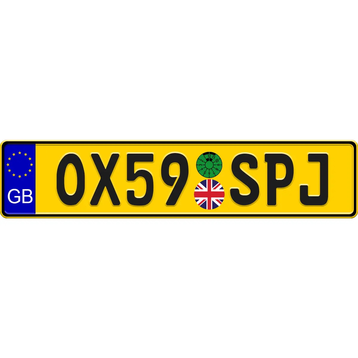 Home of Mini Cooper - Stock European License Plate