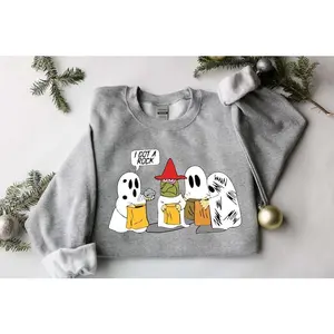 I Got A Rock Sweatshirt, Trick or Treat Sweatshirt, Ghost Halloween Sweatshirt, Peanuts Halloween Shirt, Spooky Sweatshirt, Funny Fall Shirt  T-shirt, sweater and Hoodie