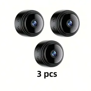 3 Pack A9 Smart Security Camera 2.4G/5GHz WiFi 1080P HD Night Vision Indoor Outdoor Wireless Surveillance System for Home & Office Portable Connection