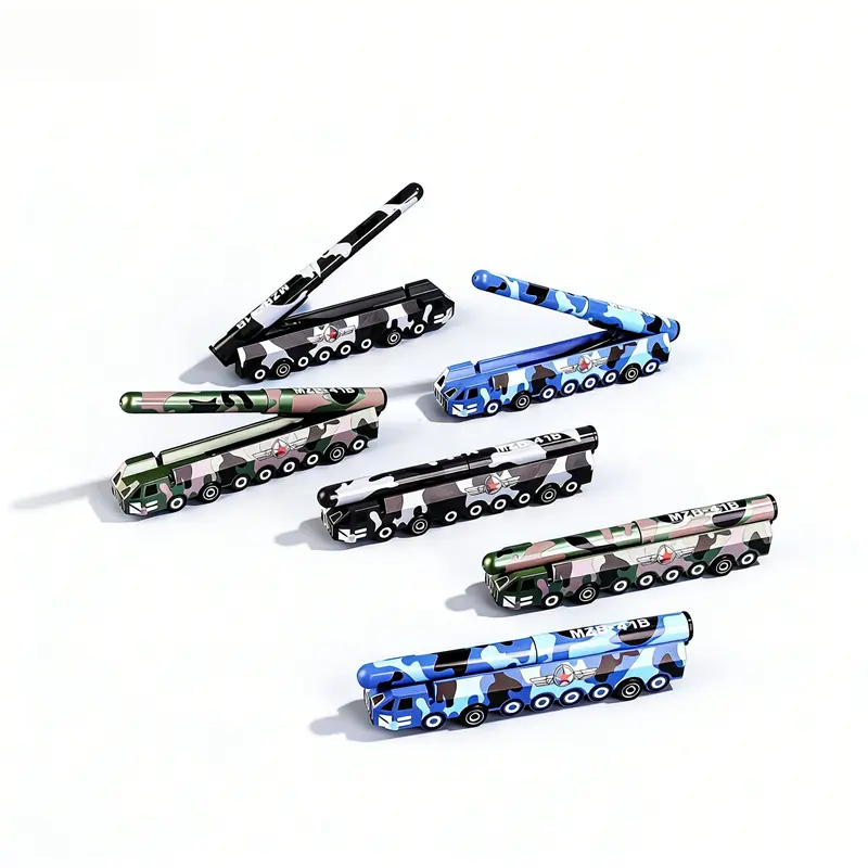 Creative Missile Car Shaped Ballpoint Pen Simulation Gel Pen Novelty Stationery Gift