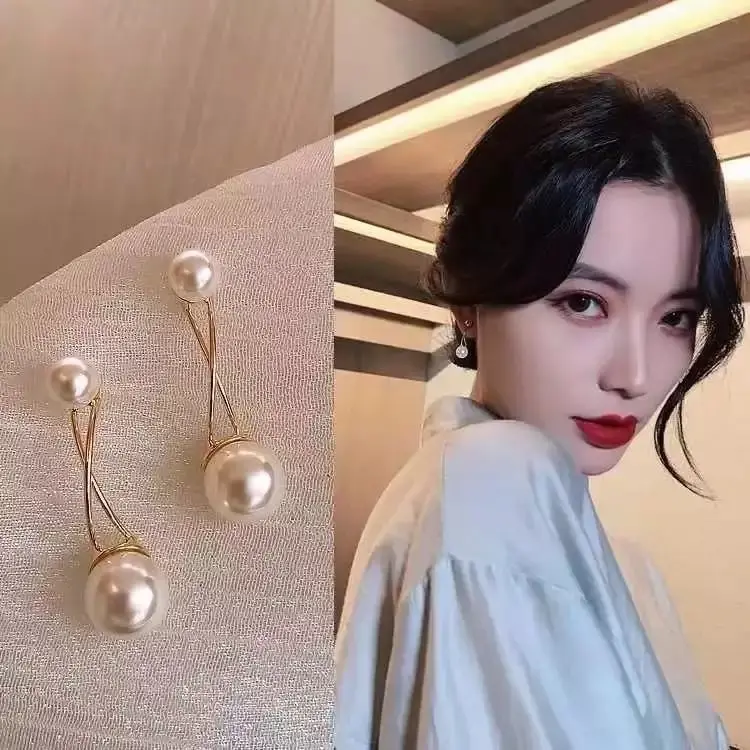 M&A Pearl S925 silver needle Earrings