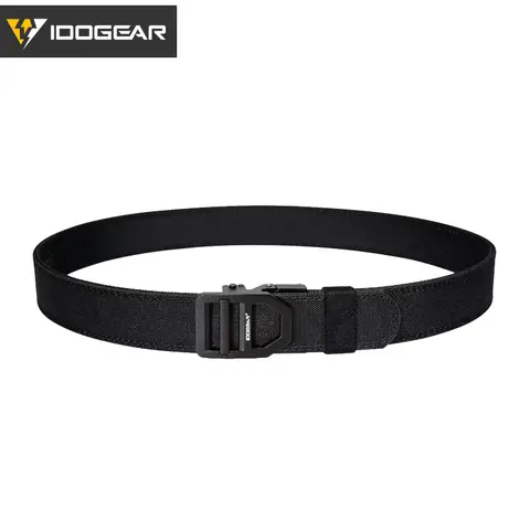 IDOGEAR Men's Ratchet Belt No-hole Quick-Release Buckle For Everyday Carry Sport Belts For Men Any Style Hiking Work of trousers 3434