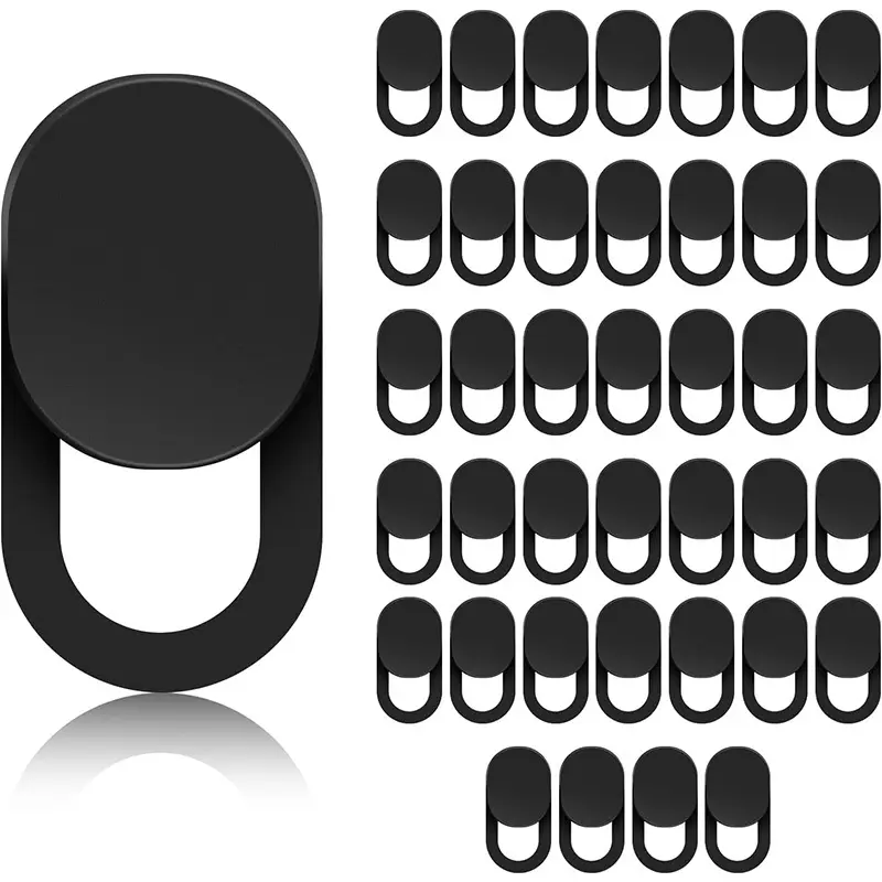 40Pcs Adhesive Camera Privacy Covers – Durable Webcam Shield for iPhone, PC, Laptop & Tablet, Slide-Design Tech Accessory for Enhanced Security