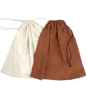 Smooth Minimalist Fine Suede Drawstring Wig Storage Pouch with Cover - Soft Protective, Dustproof Seal, Scratch-Free Organizer Bag for Synthetic Wigs, Hair Extensions