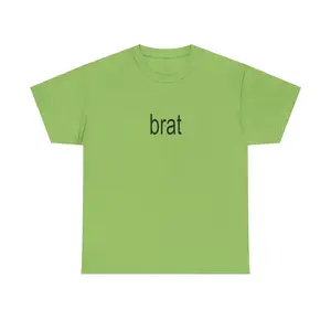 Brat Shirt, CharliiXCX inspired shirt, brat summer, Unisex Heavy Cotton Tee 1 Top Unisex